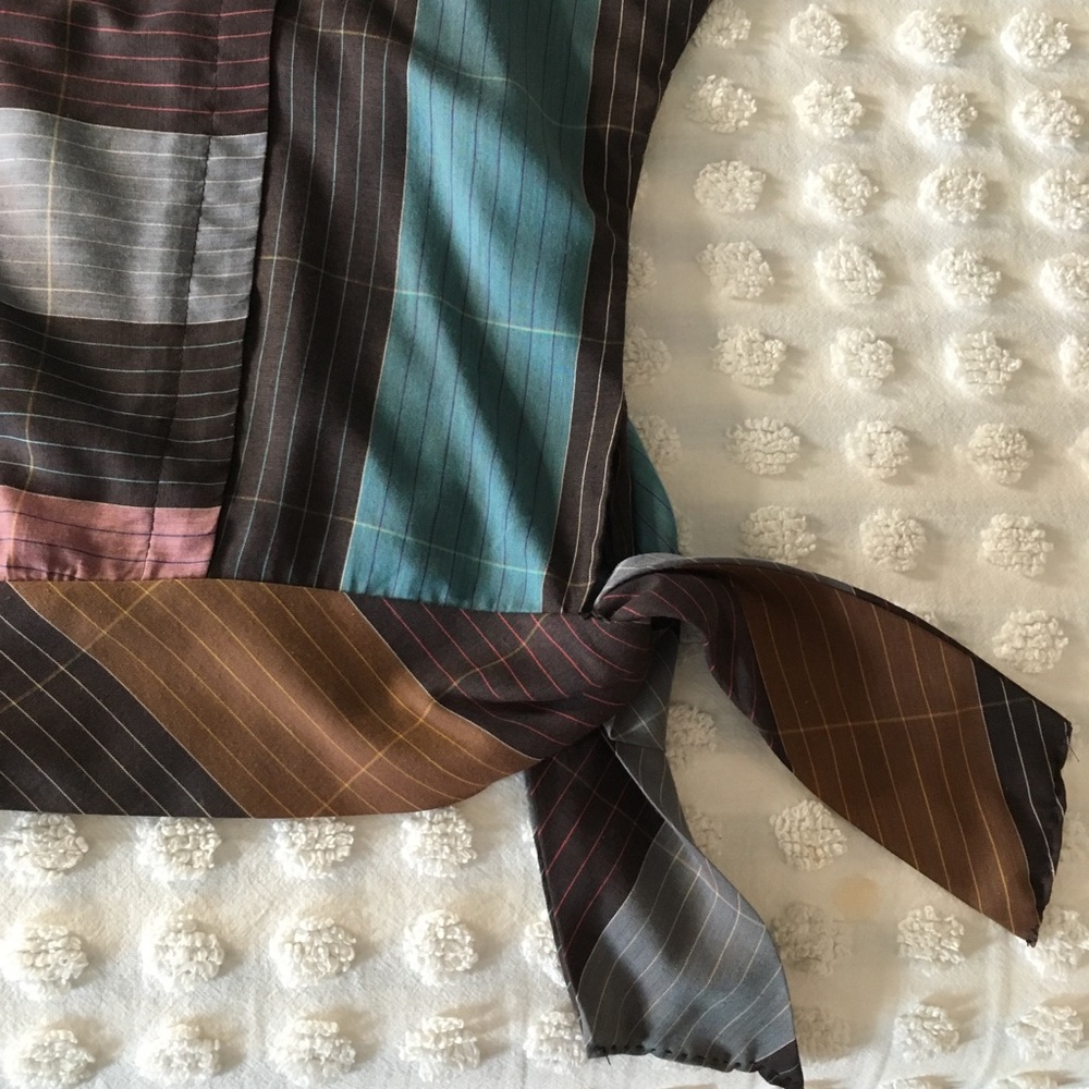 80’s Tie-Waisted Blouse - Picture 3 of 8